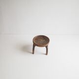 Wa-Hehe tribal carved tripod stool, Tanzania 1950s