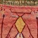 Moroccan handwoven wool rug 3x2 m