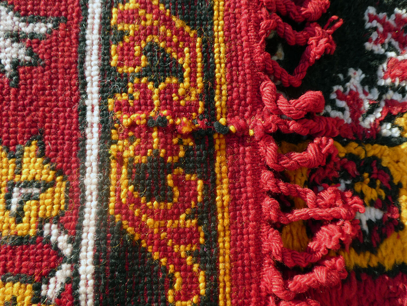 Vintage Moroccan Berber carpet Boujaad by Khenifra XXL 352x174 cm