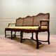 Bench Sofa In Cane Walnut From Regency Period XVIII Eme Century