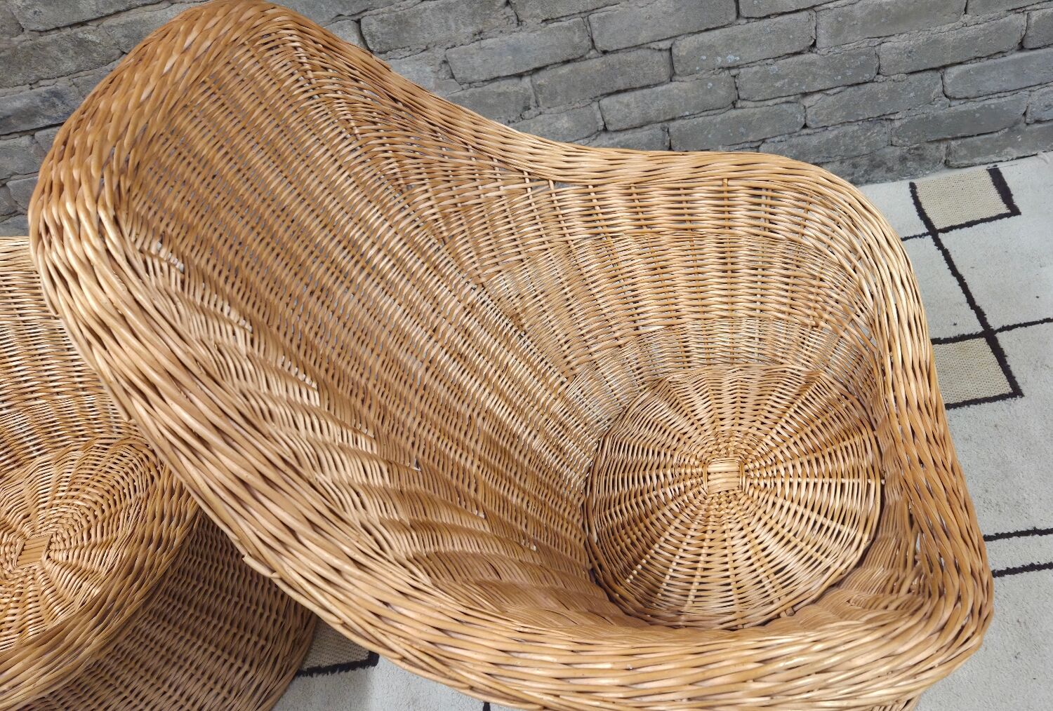 Rattan, wicker lounge set