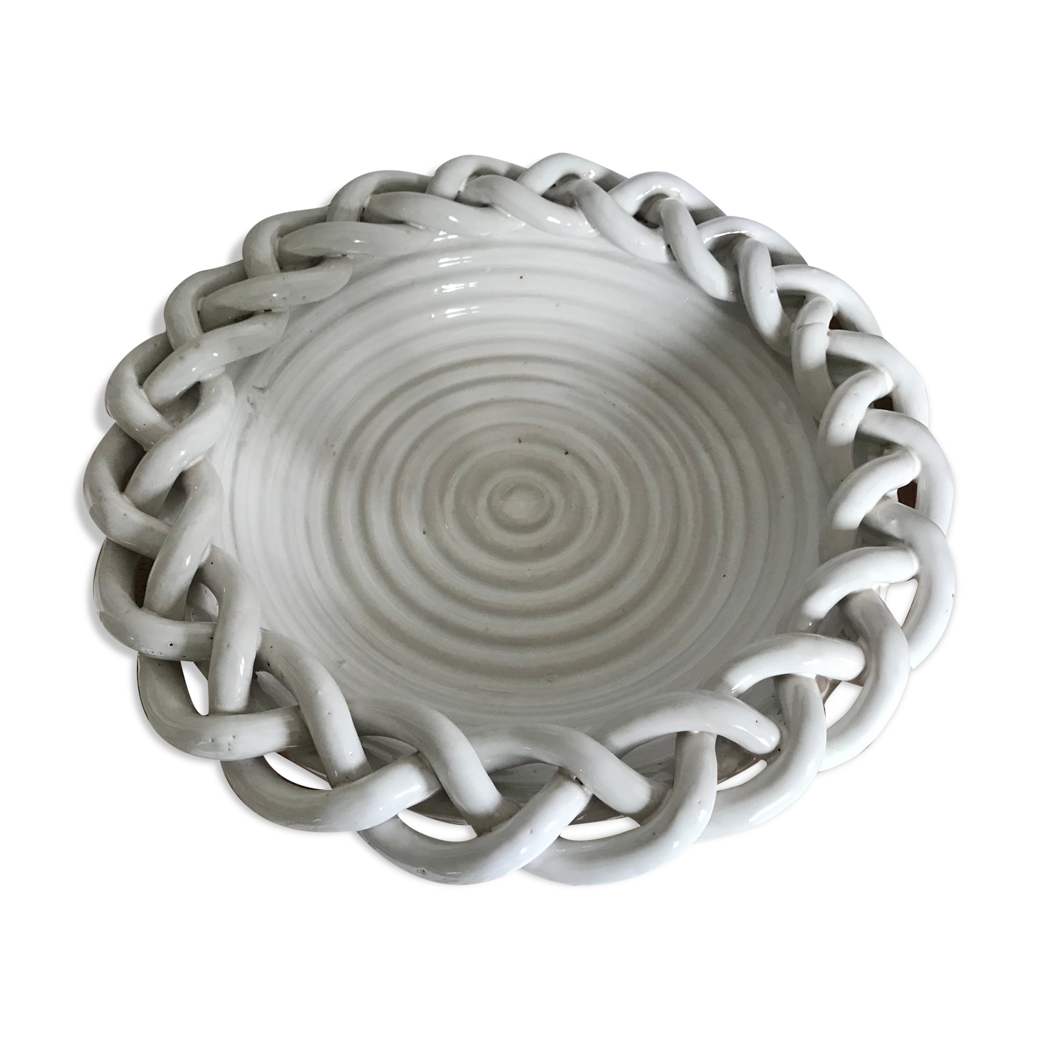 Braided ceramics cut