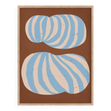 Abstract stripes giclee print, 50x70cm