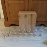 Antique Art Nouveau stemmed glasses