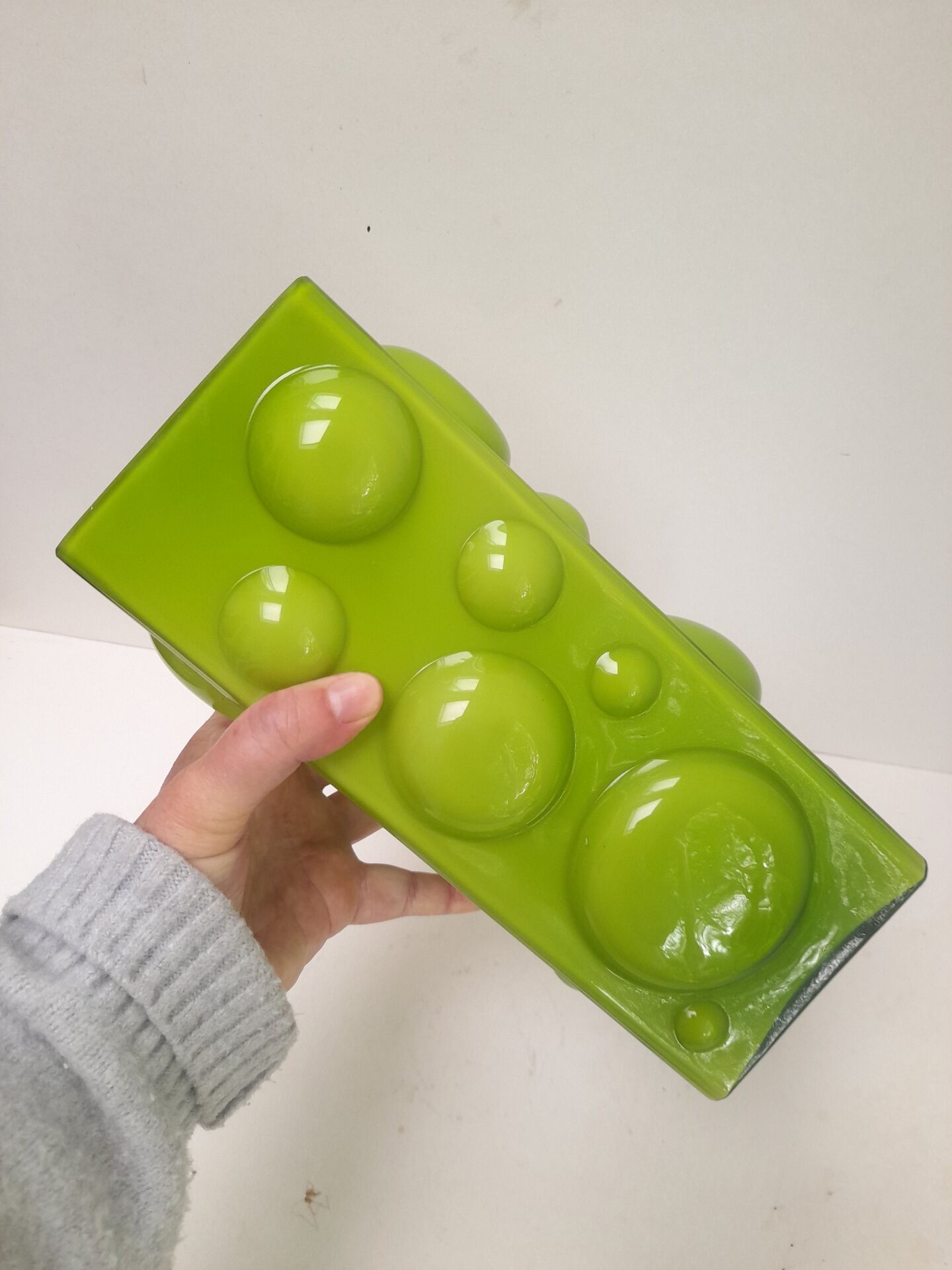 Bubble vase green space age Illums Bolighus 70s