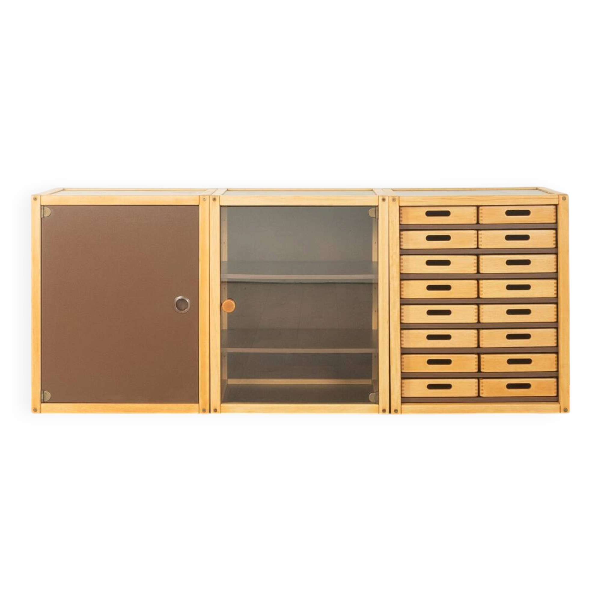 Three-piece modular profile system by Flötotto, 1970s