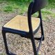 Chaises Baumann traîneau avec cannage