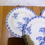 4 Gien Chardons soup plates (8)