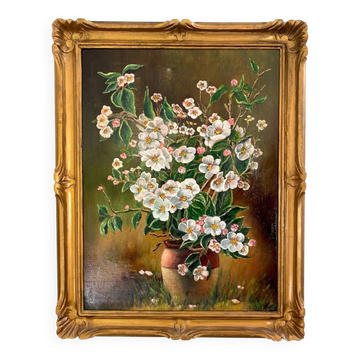 Old oil on canvas