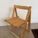 Wooden folding chair