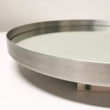 Aluminum mirror by Pierre Vandel, 1970
