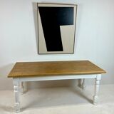 Ivory white base farmhouse table