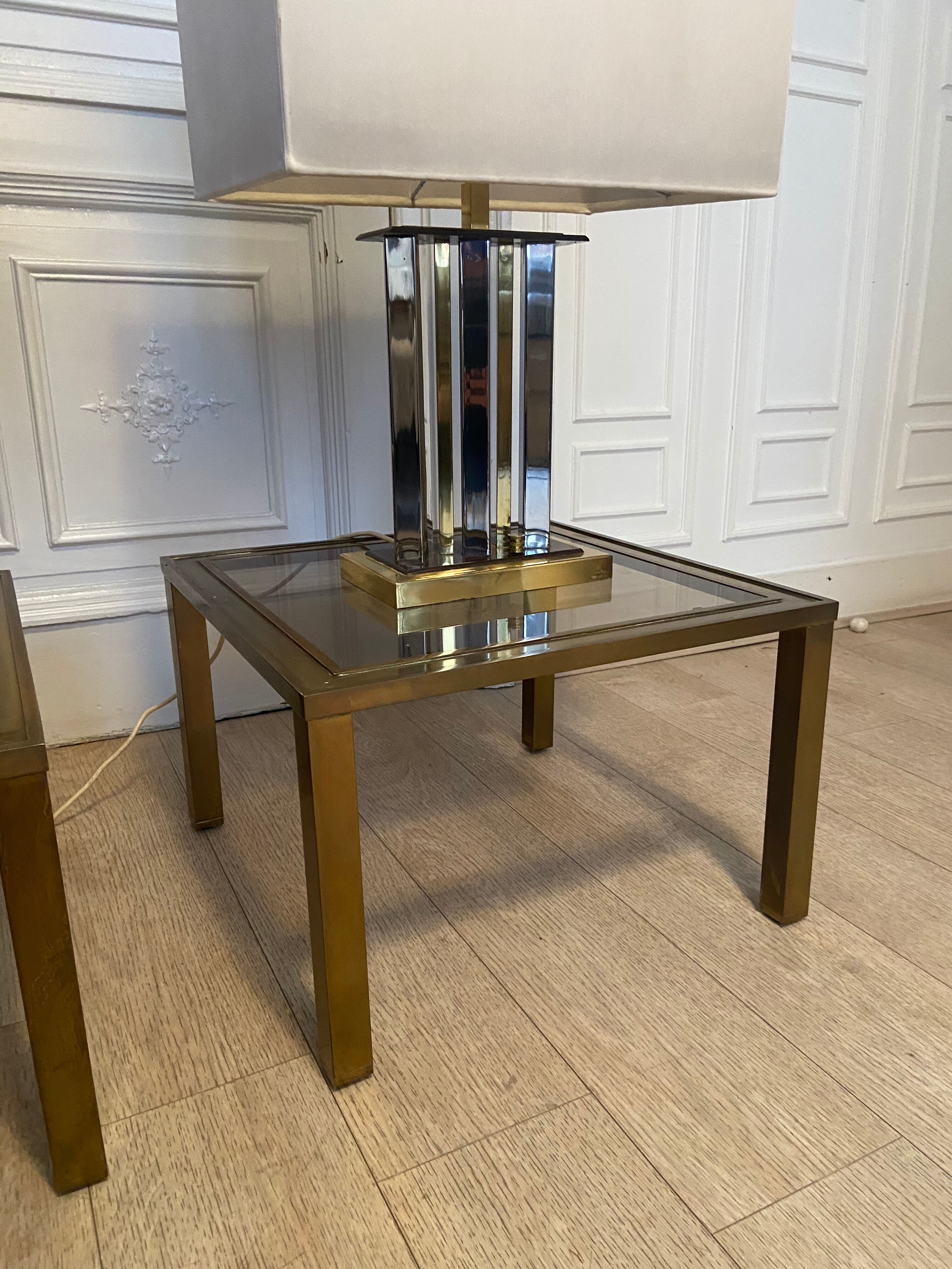 Pair of Romeo Rega lamps, signed