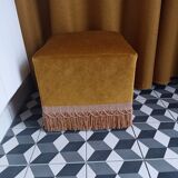 Velvet pouf