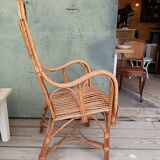 Rattan armchair