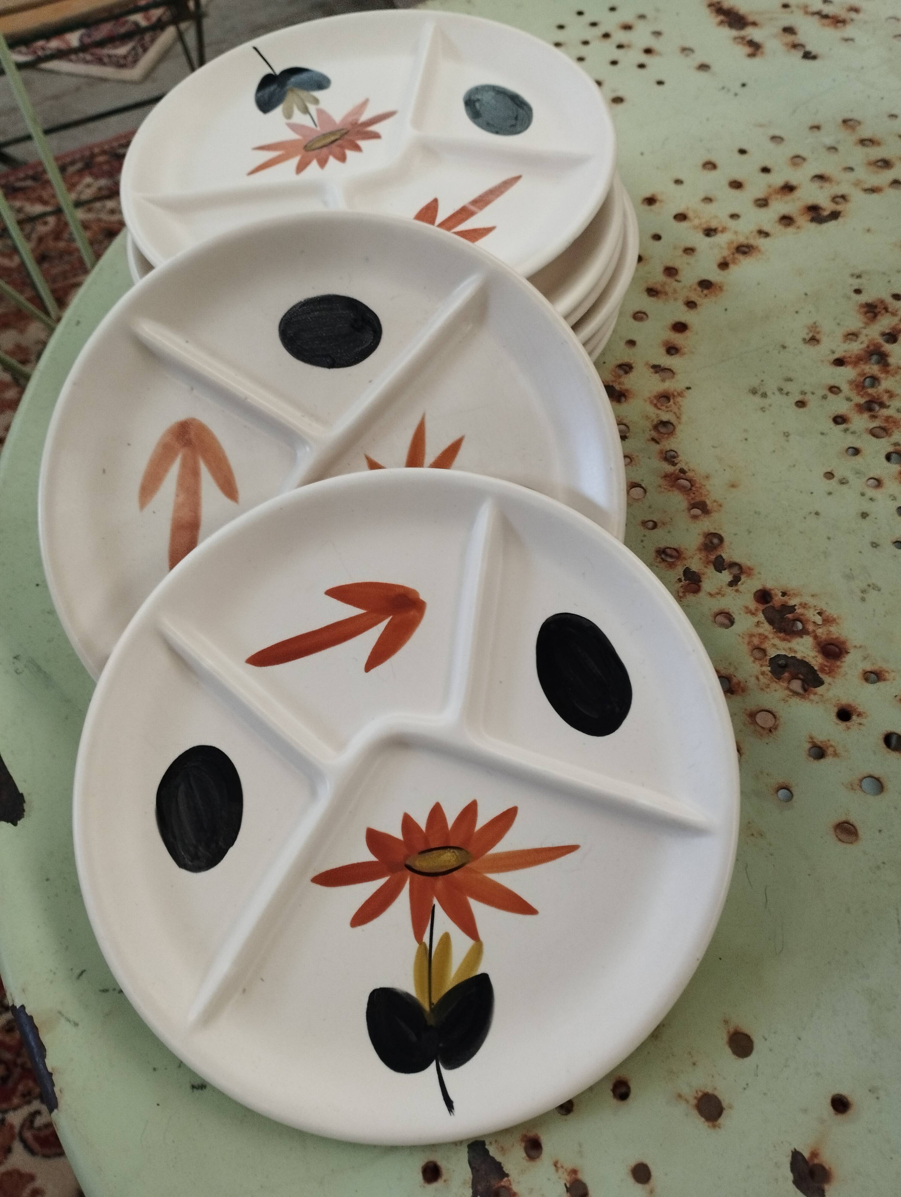Assiettes poteries du Marais