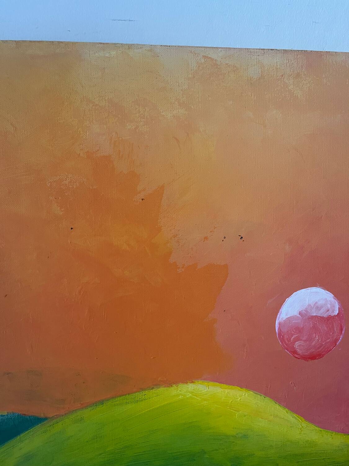 Moon Reflections, modern, signed William Joël