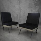 Pair of vintage armchairs from the 1950s – modernist spirit