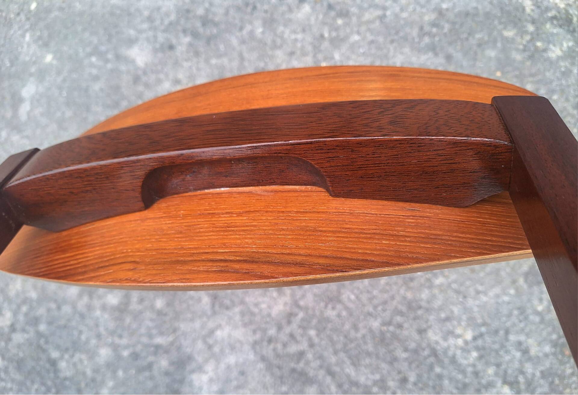 Vintage Scandinavian chair in teak, antique seating furniture.
