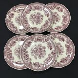 6 flat plates Villeroy and Boch model Fasan