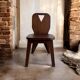 Massive, dark retro brutalist chair (several in stock)