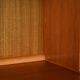Vintage bookcase with pull-out shelf