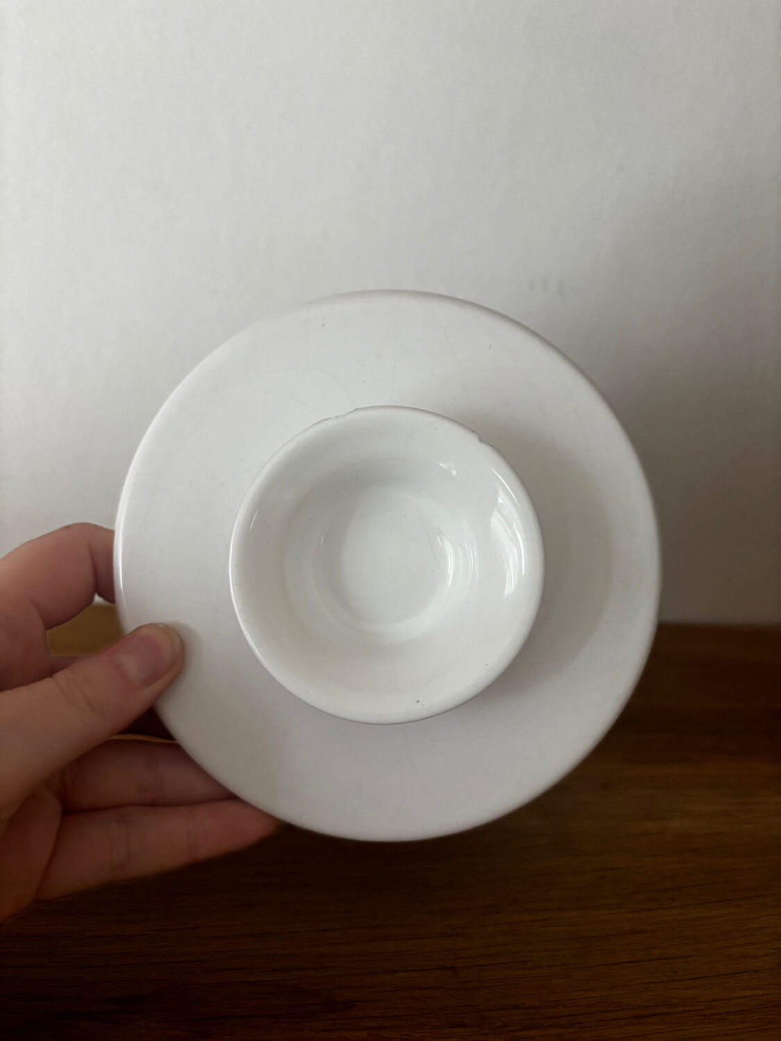 Water butter dish with raised fruits