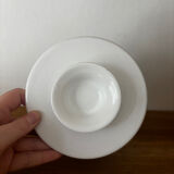 Water butter dish with raised fruits