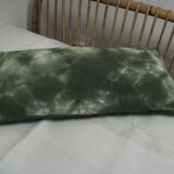 Cushion in old recolored linen