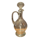 Grande carafe à anse en verre
