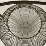 Salad or old egg basket made of vintage wire