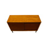 Vintage sideboard with sliding doors made in the 60s