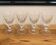 Set of 4 glasses wine Saint Louis model Guernsey