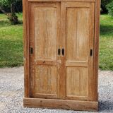 Old Parisian wardrobe 2 sliding doors