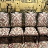 Set of 4 Louis XIII "Sheep bone" chairs