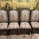 Suite de 4 chaises Louis XIII "Os de mouton"