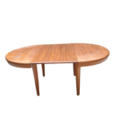 Vintage Scandinavian design round teak table