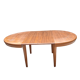 Table ronde en teck design scandinave vintage