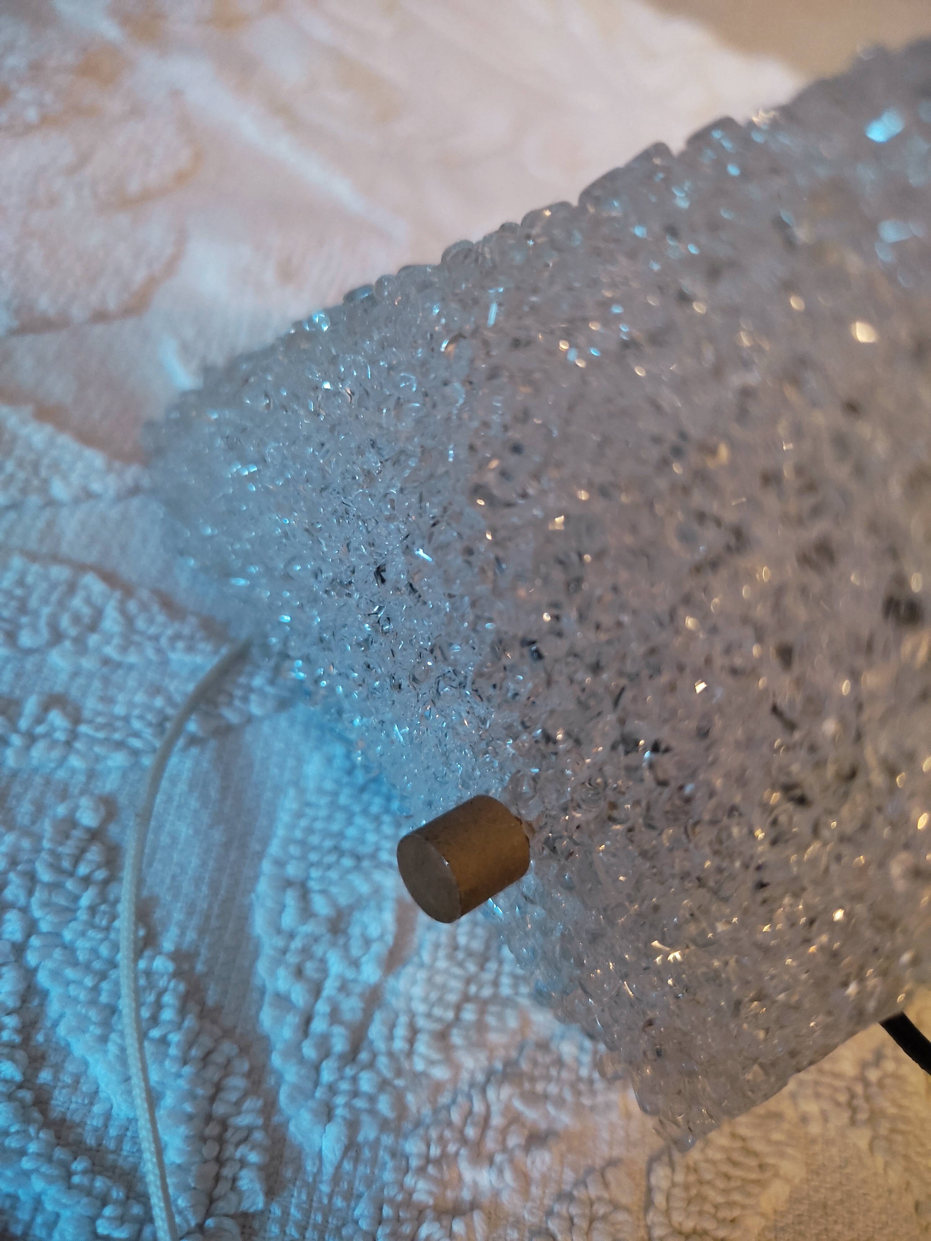 Modernist wall lamp perspex