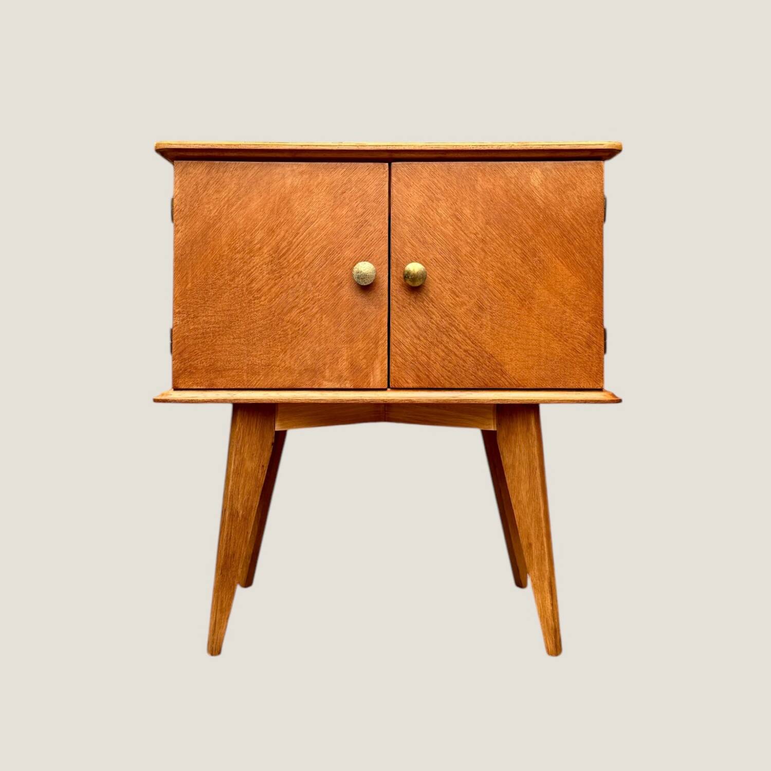 Two renovated vintage bedside tables