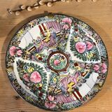 Hand-painted porcelain plate Asia