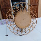 Vintage Wicker Mirror