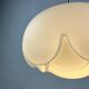 Suspension XL en verre dépoli en forme d'artichaut par Peill et Putzler, 1960