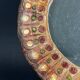 Roland Zobel (1915-2006) round mirror in resin from the 1960s (in the style)