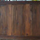 High wooden buffet painted two glass doors