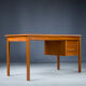 Danish teak desk by Peter Lovig Nielsen for Hedensted Mobelfabrik, 1961