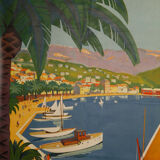 Poster Roger Broders bandol Côte d'Azur Varoise Lucien Serre Cie plm