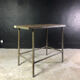 Table haute industrielle métal et bois