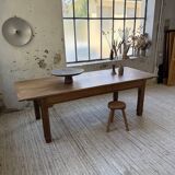 Country farmhouse table in solid beech and oak 2.5m XL