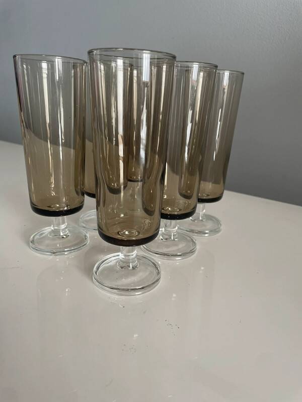 6 vintage flutes 70